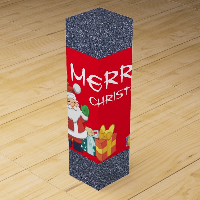 Under the Christmas tree  Wine Box (Front)