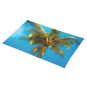 Under the Coconut Palm Cloth Placemat