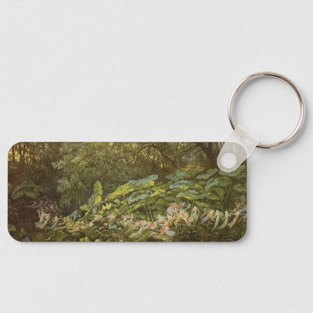 Under the Dock Leaves by Richard Doyle, Fairy Art Keychain (Front)