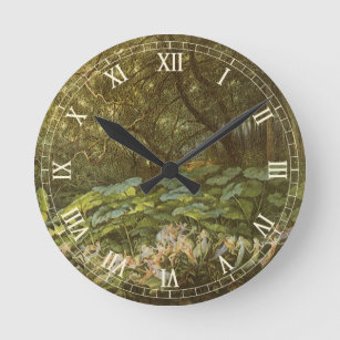 Under the Dock Leaves by Richard Doyle, Fairy Art Round Clock