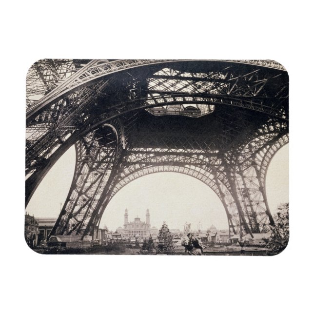 Under the Eiffel Tower, before ascending, from 'L' Magnet (Horizontal)