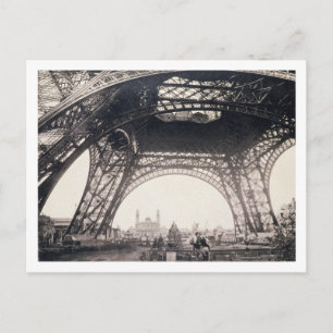 Under the Eiffel Tower, before ascending, from 'L' Postcard