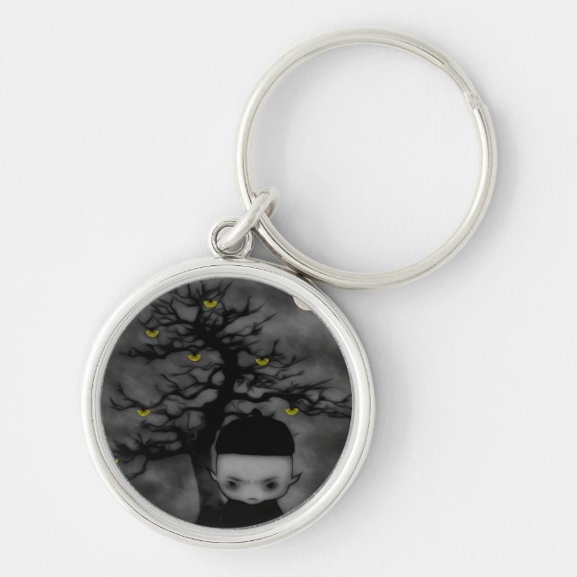 Under the Fan Tree Keychain (Front)