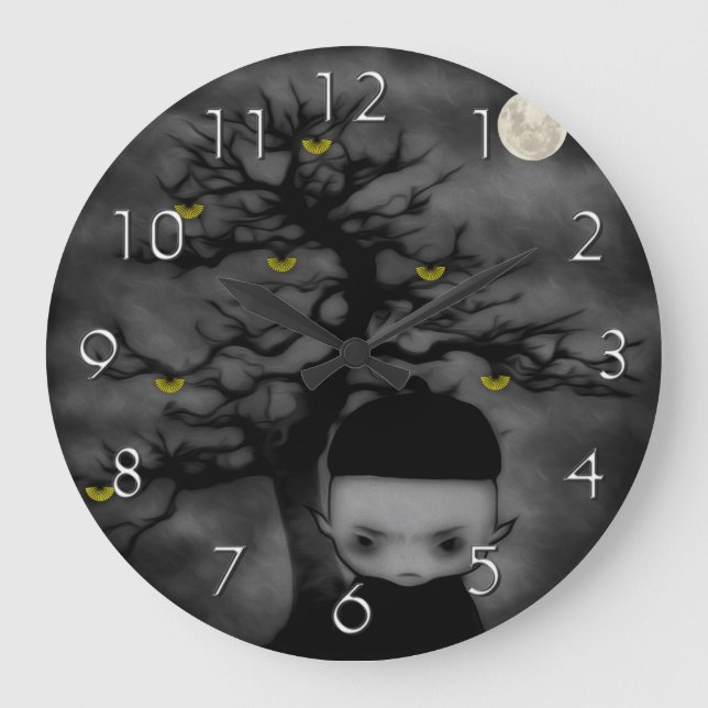 Under the Fan Tree Large Clock (Front)