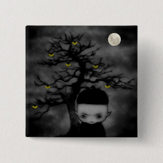Under the Fan Tree Pinback Button