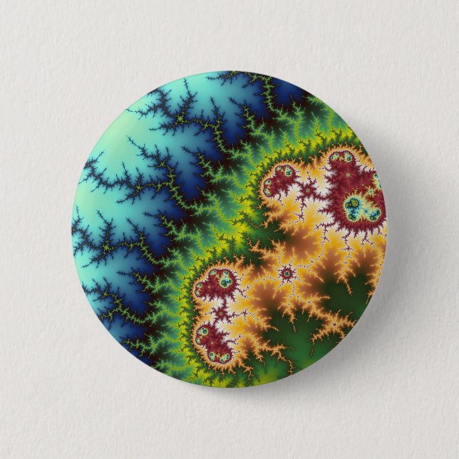 Under The Forest - Fractal Button (Front)