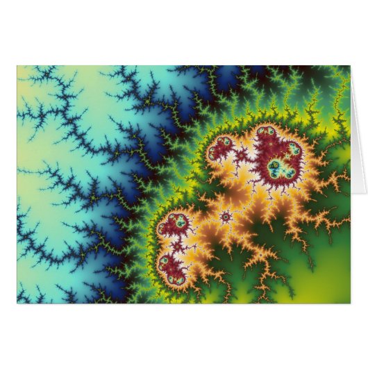 Under The Forest - Fractal Card (Front Horizontal)