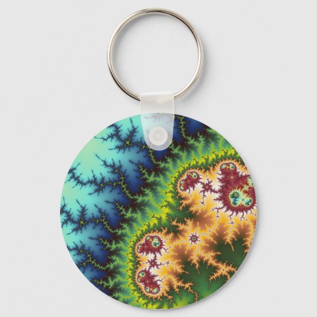 Under The Forest  - Fractal Keychain (Front)