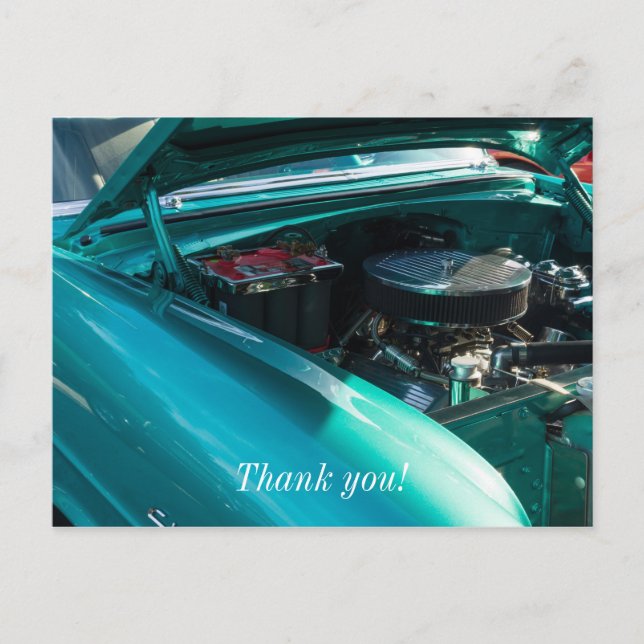 Under The Hood Postcard (Front)