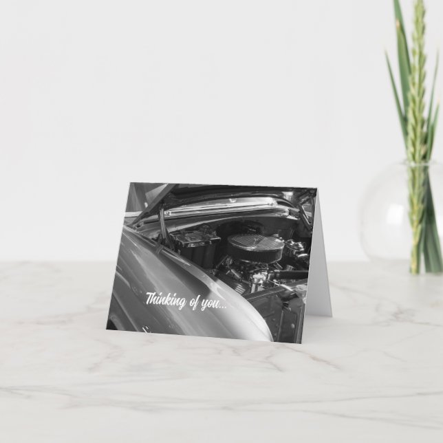 Under The Hood Thinking Of You Card (Front)