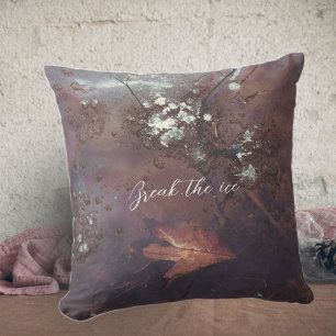 Under the ice throw pillow