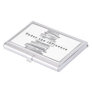 Under the influence business card case