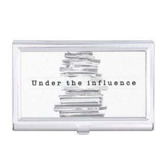 Under the influence business card case