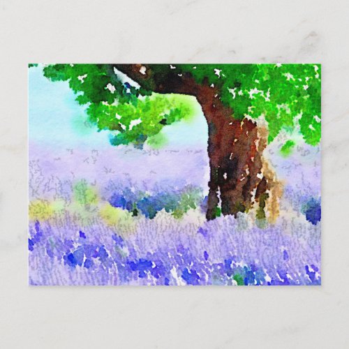 Under the Lavender Tree Postcard