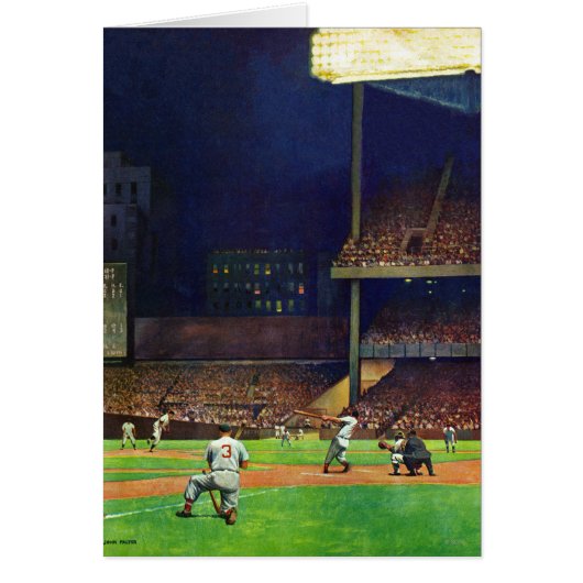Under The Lights by John Falter Cards (Front)