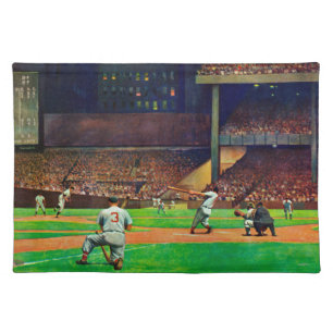 Under The Lights by John Falter Cloth Placemat