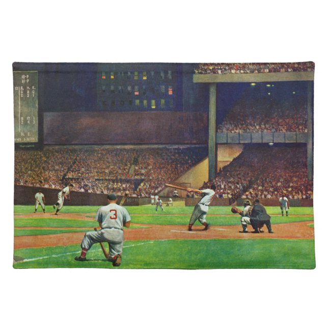 Under The Lights by John Falter Cloth Placemat (Front)