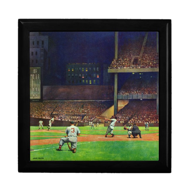 Under The Lights by John Falter Keepsake Box (Front)