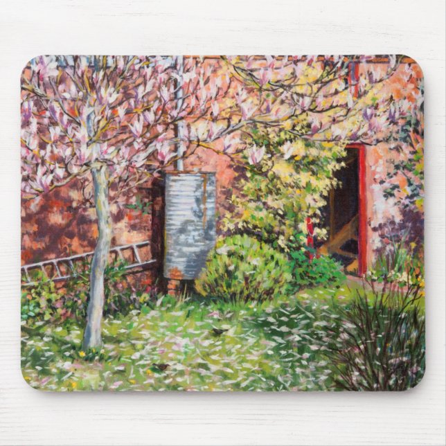Under the Magnolia Mouse Pad (Front)