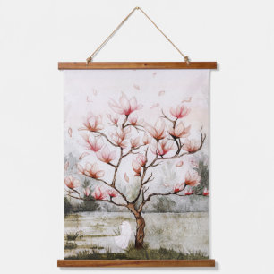 Under The Magnolia Tree Hanging Tapestry