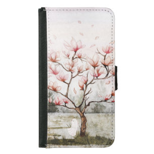 Under The Magnolia Tree Samsung Galaxy S5 Wallet Case