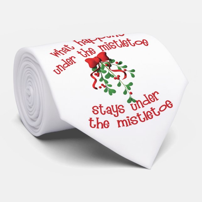 Under the Mistletoe Tie (Rolled)