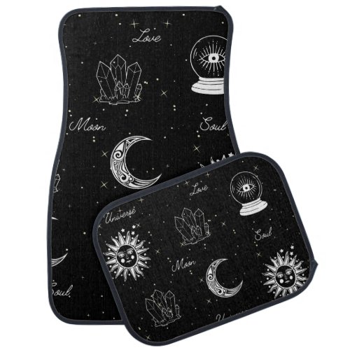 Under the Moon Celestial Car Mats