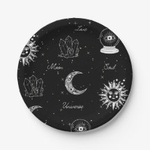 Under the Moon Celestial Paper Plates
