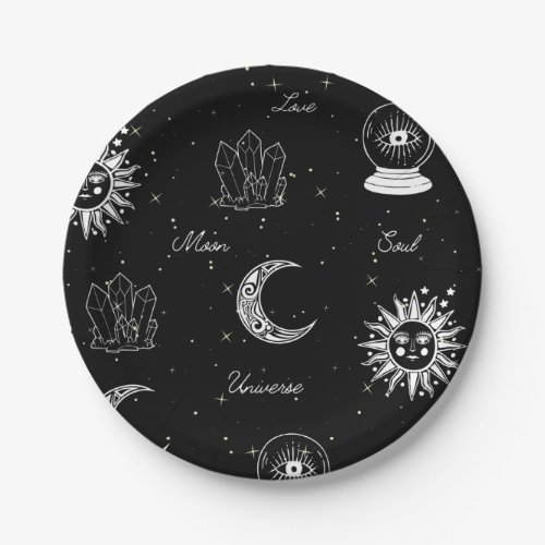 Under the Moon Celestial Paper Plates