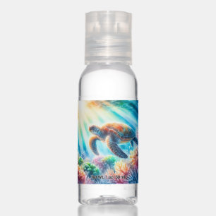 Under the ocean sea turtle hand sanitizer