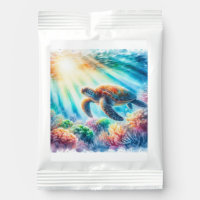 Under the ocean sea turtle