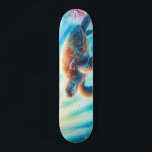 Under the ocean sea turtle skateboard<br><div class="desc">serene</div>