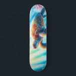 Under the ocean sea turtle skateboard<br><div class="desc">serene</div>