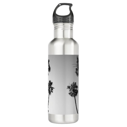 Under the Palm Trees 10 tropical wall art  Stainless Steel Water Bottle
