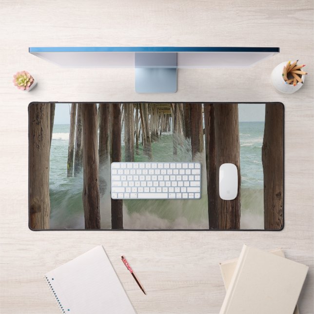 Under the Pier by Shirley Taylor Desk Mat (Office 1)