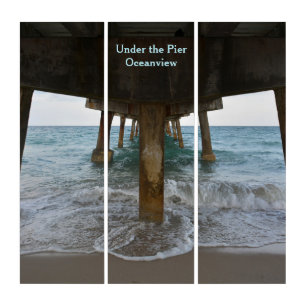 Under the Pier Oceanview Triptych