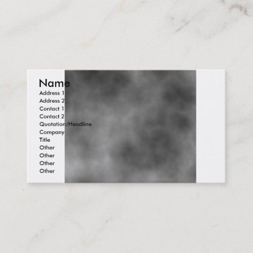 Under the radar business cards