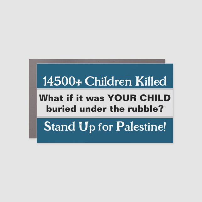 Under the Rubble Headline V2 Car Magnet (Front)