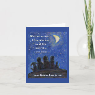 Under the Same Moon Art Note Card