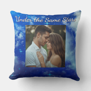 Under the Same Stars Personalized Night Sky Throw Pillow