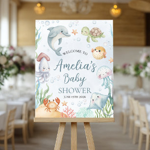 Under the Sea 16x20 Welcome Sign
