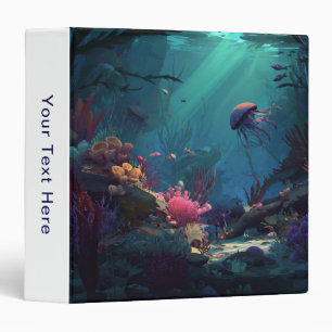 Under The Sea 3 Ring Binder