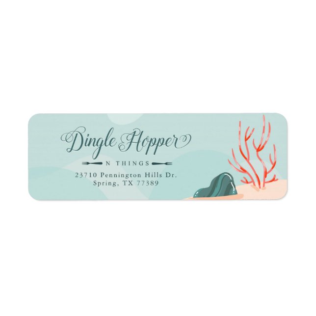 Under the Sea Address Labels (Front)