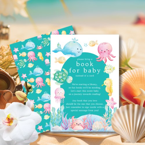 Under The Sea Adventure Book for Baby Enclosure Card
