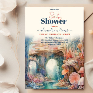 Under the Sea Animals Baby Shower Invitation