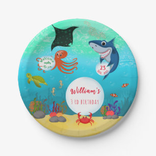 Under The Sea Animals Birthday Party Paper Plates