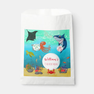 Under The Sea Animals Ocean Water Bubble Favor Bag