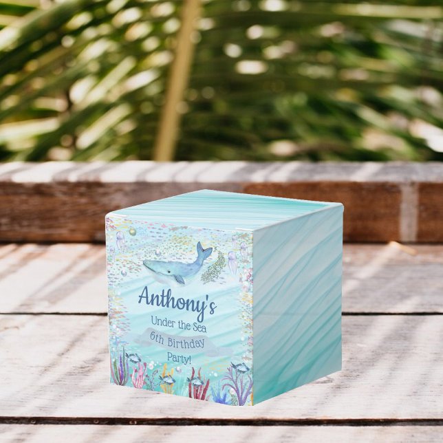 Under The Sea Any Age Birthday Favor Boxes (Creator Uploaded)
