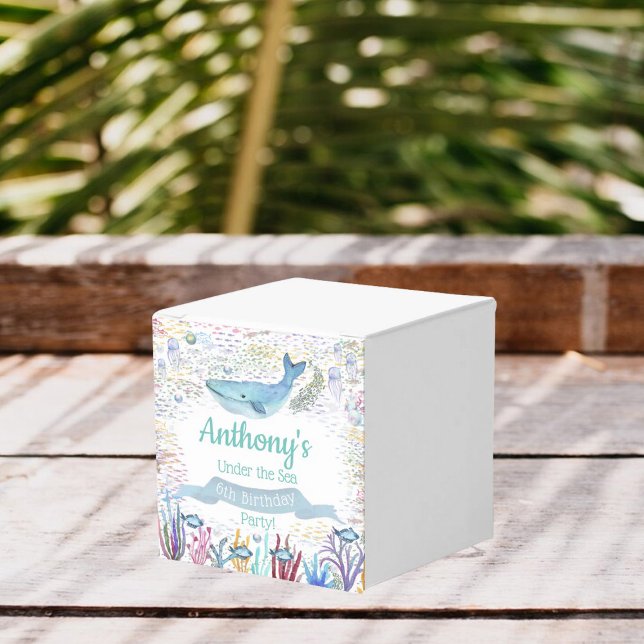 Under The Sea Any Age Birthday Favor Boxes (Creator Uploaded)