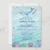 Under The Sea Any Age Birthday Invitations (Front)
